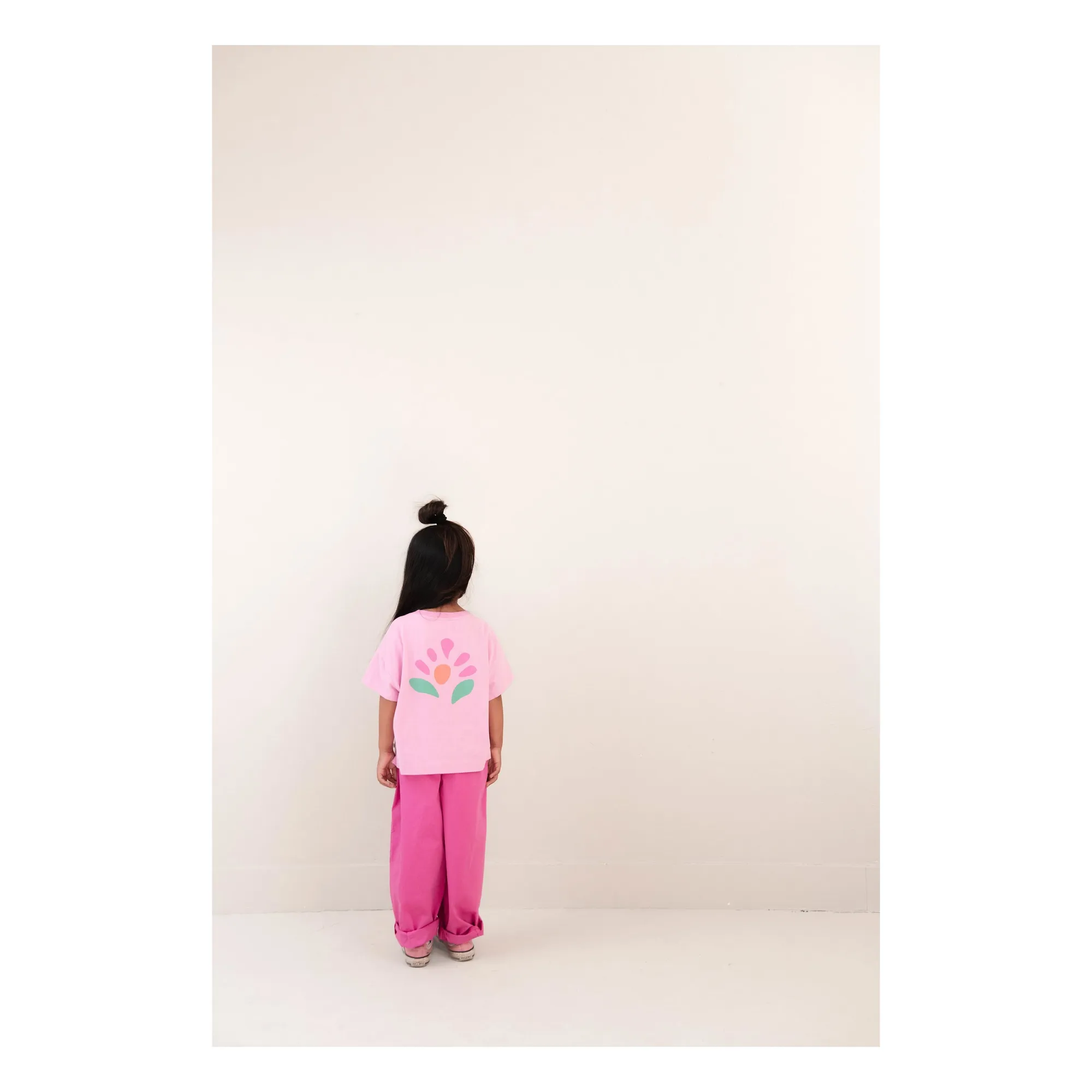 Pantalon Maggy Coton Bio | Rose fuschia- Image produit n°4