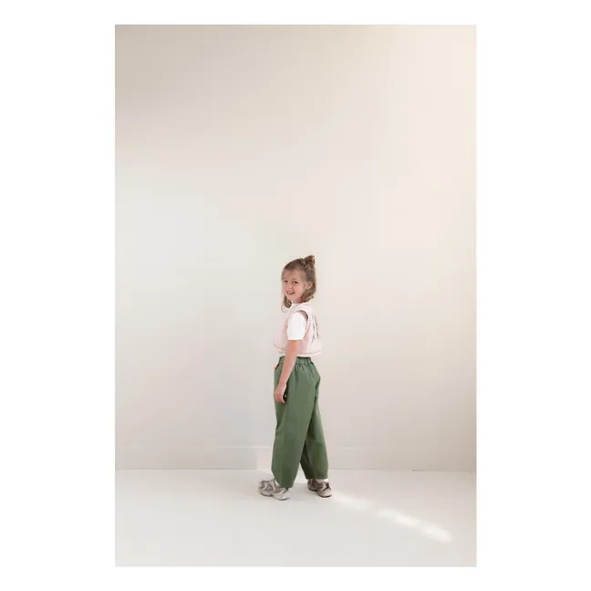 Pantalones Maggy de algodón orgánico | Khaki