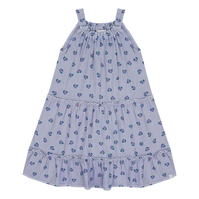 Robe Maddie Fleurie Coton Bio | Lavande
