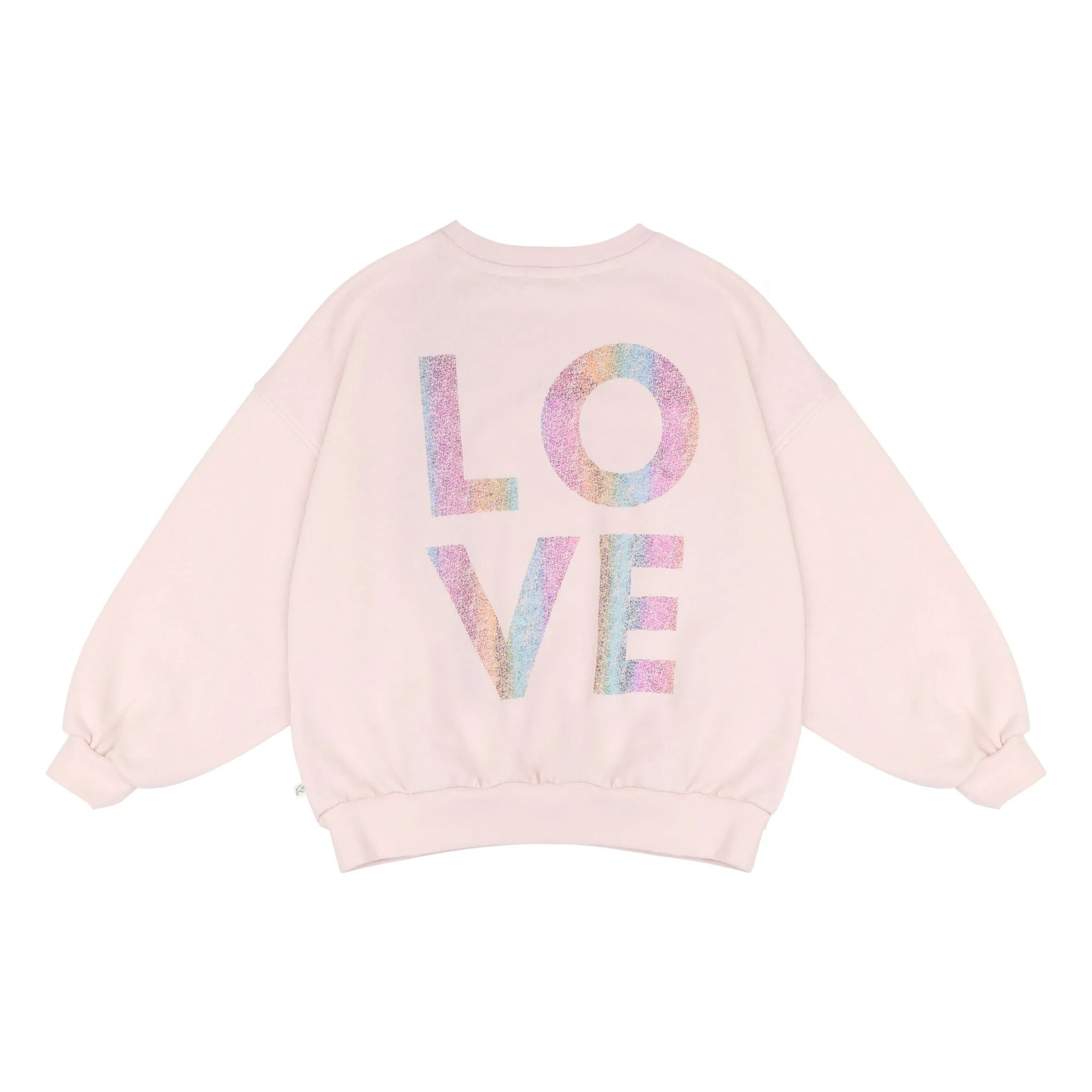 Jenest Pale Pink Maxi Organic Cotton Sweatshirt