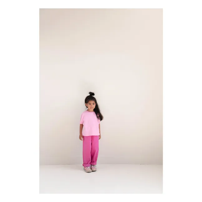 Camiseta Livia de algodón orgánico | Rosa