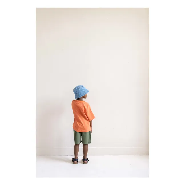 Pantalones cortos de algodón orgánico Hug | Khaki