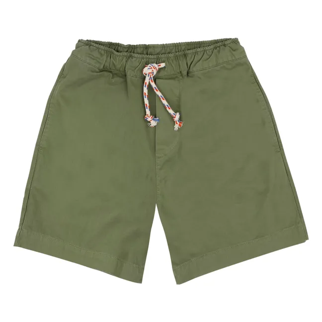 Pantalones cortos de algodón orgánico Hug | Khaki