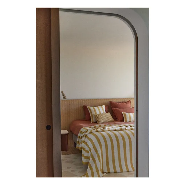 Colcha de lino Bastide | Curry