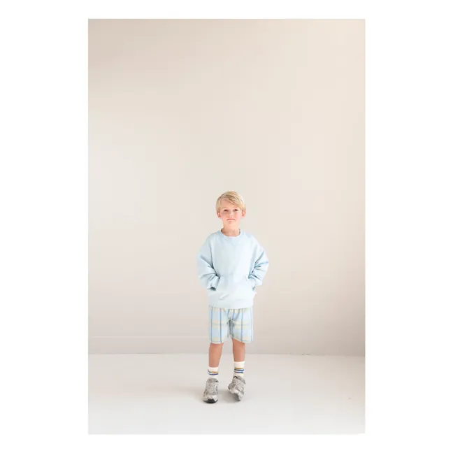 Sweat Bo On My Way Coton Bio | Bleu ciel