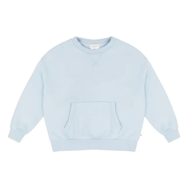 Sudadera Bo On My Way de algodón orgánico | Azul Cielo