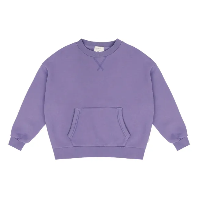 Sudadera Bo On My Way de algodón orgánico | Violeta
