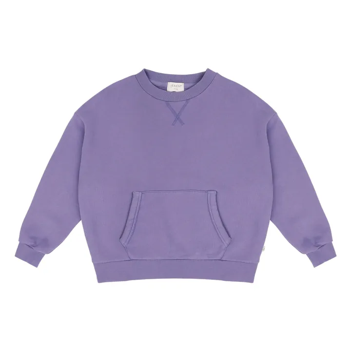 Sudadera Bo On My Way de algodón orgánico | Violeta- Imagen del producto n°0