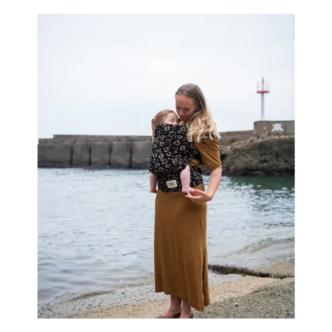 Porte-bébé Carry & Bloom | Léopard Noir