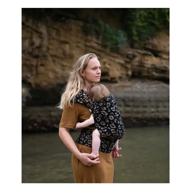 Porte-bébé Carry & Bloom | Léopard Noir