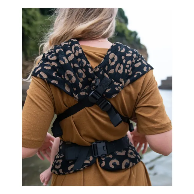 Porte-bébé Carry & Bloom | Léopard Noir