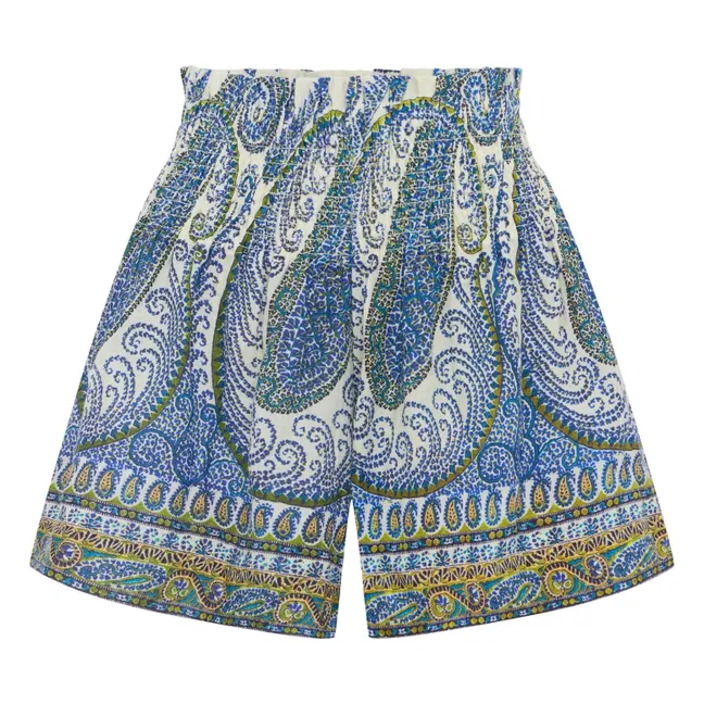Arcadia Linen Shorts | Lapis-lazuli