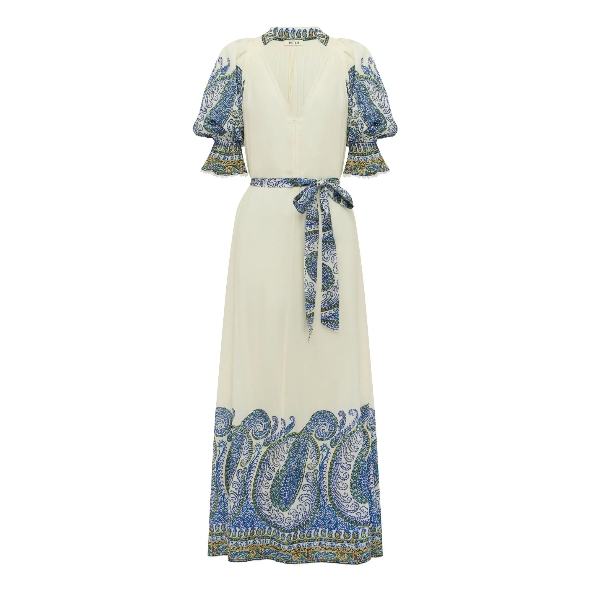 Boteh Lapis-Lazuli Arcadia Cotton Dress