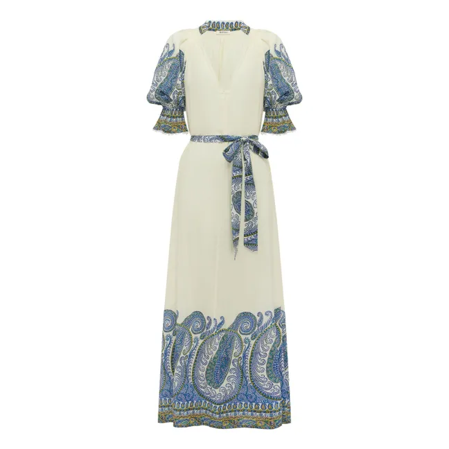 Arcadia Cotton Dress | Lapis-lazuli