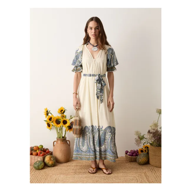 Robe Arcadia Coton | Lapis-lazuli