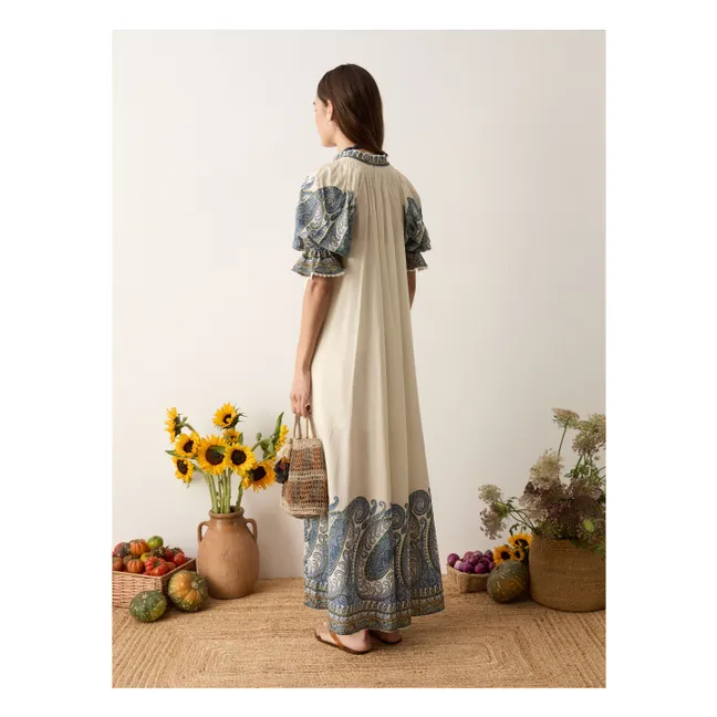 Robe Arcadia Coton | Lapis-lazuli