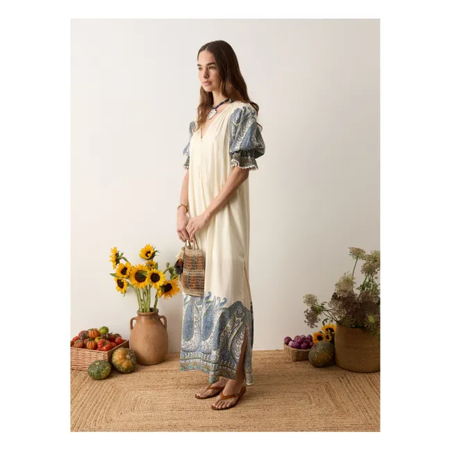 Robe Arcadia Coton | Lapis-lazuli