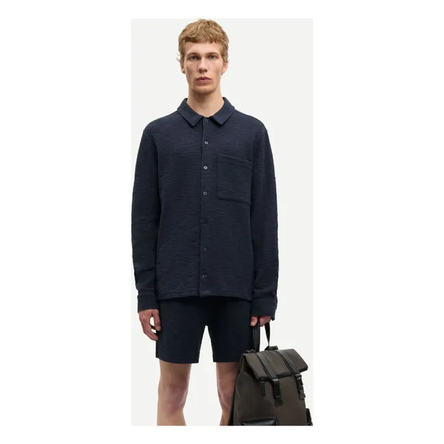 Chemise Sakore Coton | Bleu foncé
