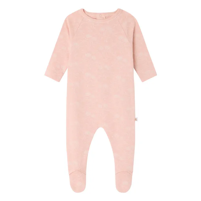 Pijama de algodón ecológico Tif | Rosa empolvado