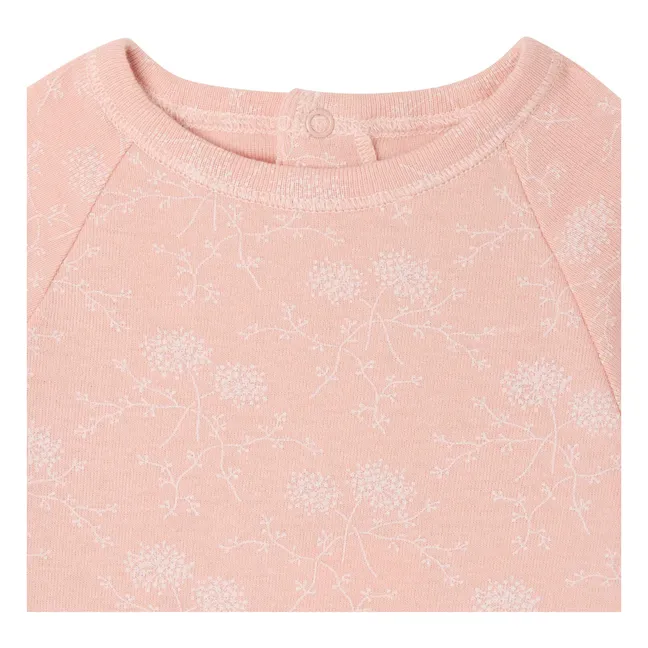 Pyjama Tif Bio-Baumwolle | Puderrosa