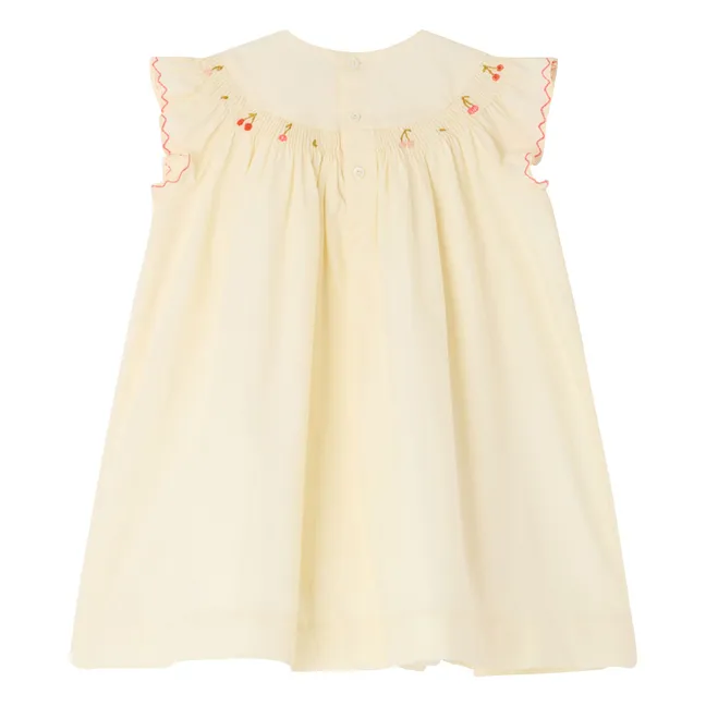 Vestido Amantine de algodón orgánico | Crudo