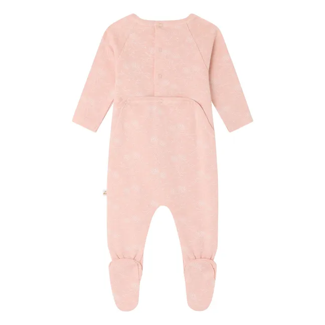 Pijama de algodón ecológico Tif | Rosa empolvado