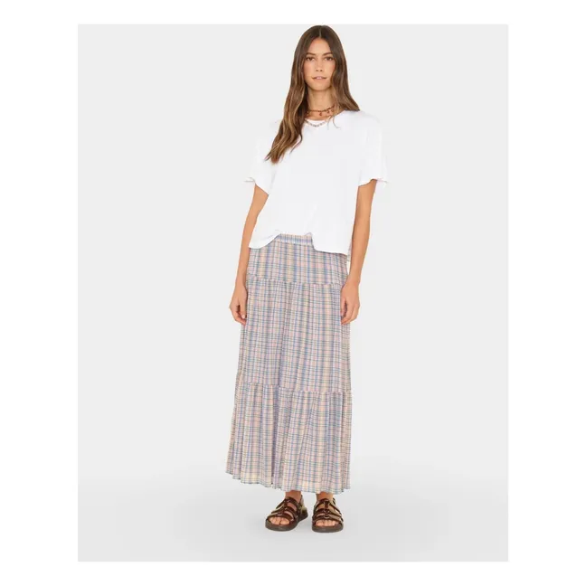 Gonna in cotone Alexia | Blu