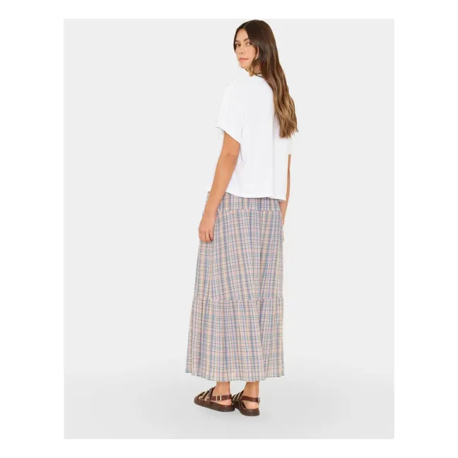 Gonna in cotone Alexia | Blu