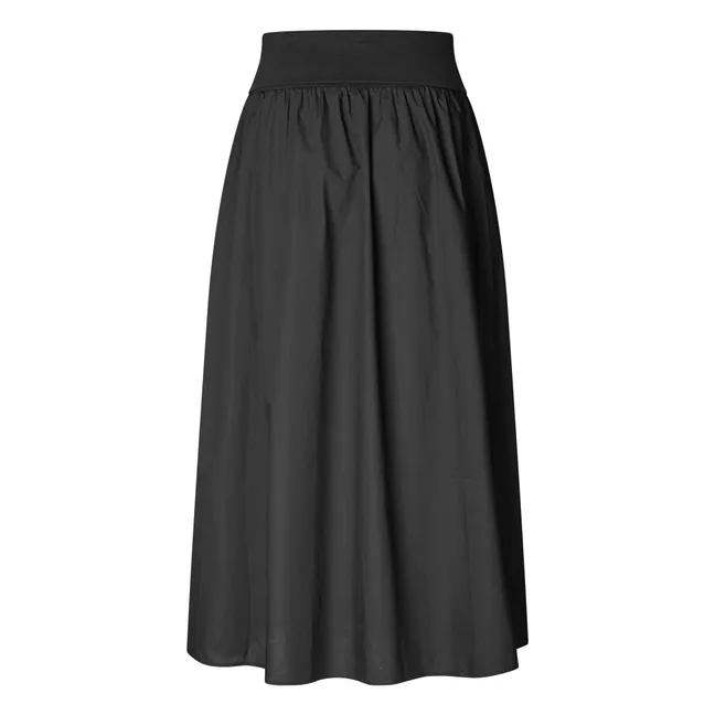 Falda Sathea Algodón orgánico | Negro