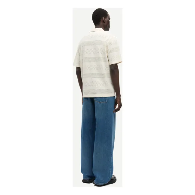 Samartin Cotton Short Sleeve Shirt | Cream