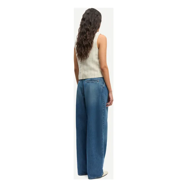 Saloves Linen and Cotton Vest | Cream