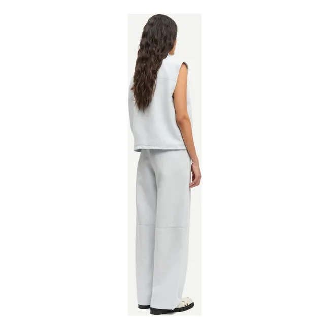 Sakaila Linen and Organic Cotton Jacket | Light grey