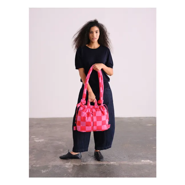 Sac Ona Soft Carreaux | Rouge