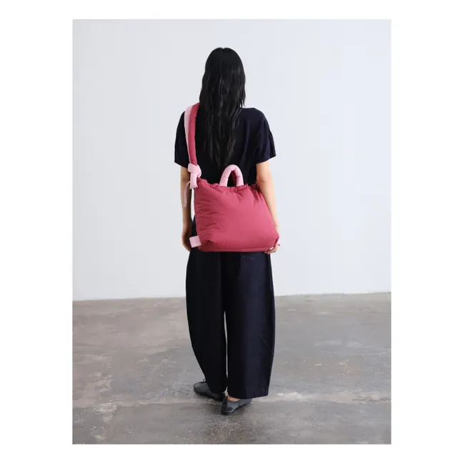 Sac Ona Soft Bicolore | Rouge cerise