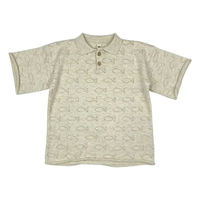 Polo Underwater Coton Bio | Gris