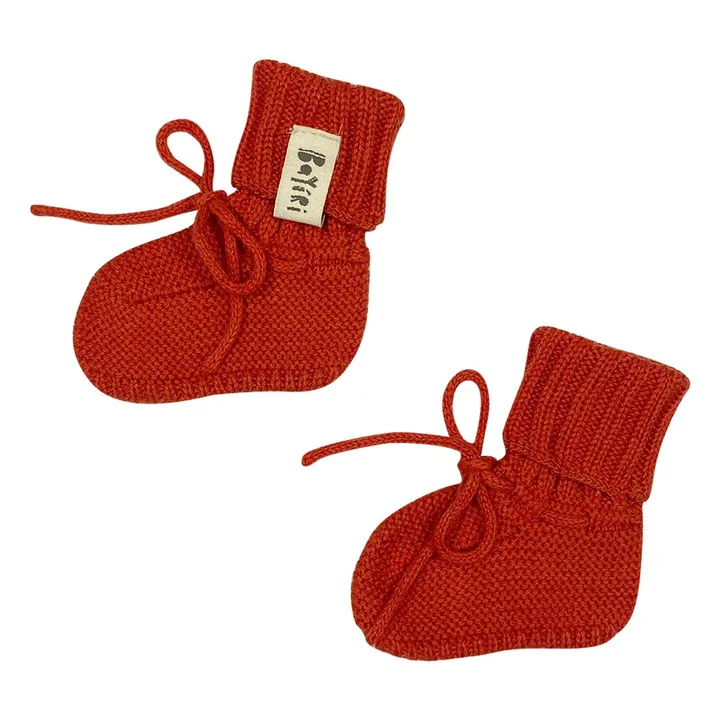 Chanclas de río de algodón ecológico | Rojo- Imagen del producto n°0