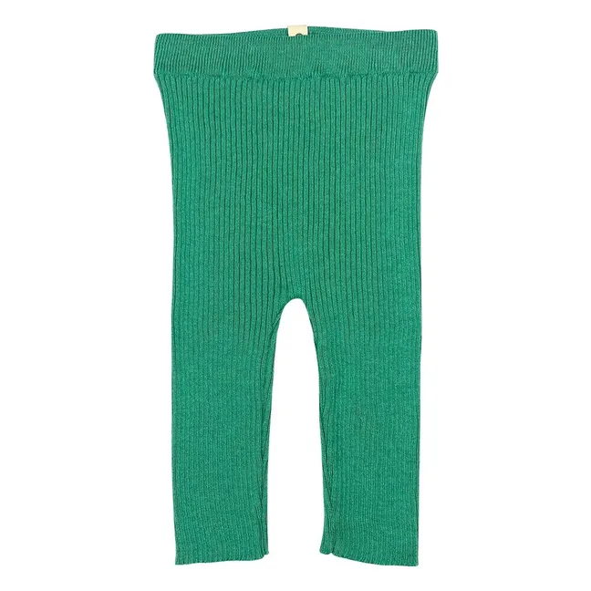 Legging selvático de algodón orgánico | Verde