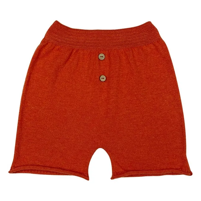 Pantalones cortos Explorer Algodón orgánico | Rojo