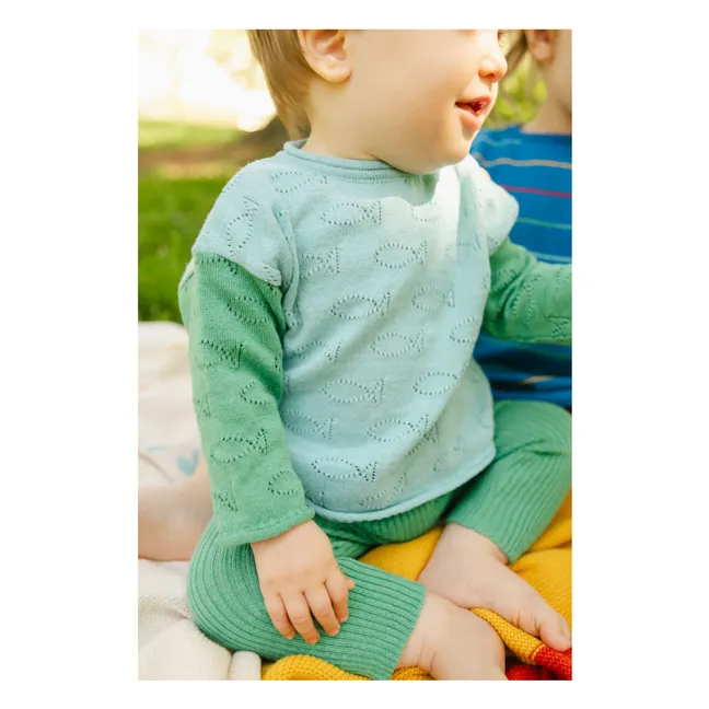 Pull Underwater Coton Bio | Vert