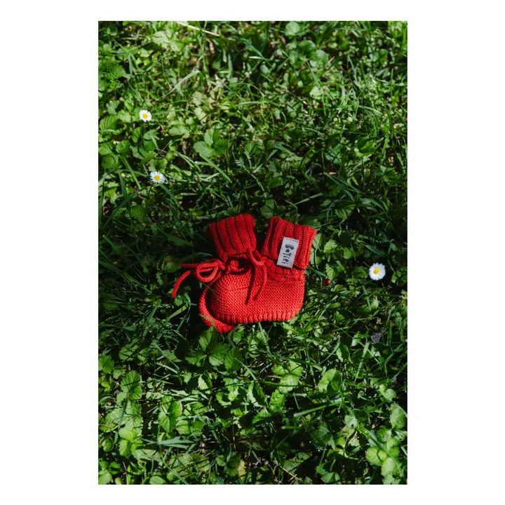 Chanclas de río de algodón ecológico | Rojo- Imagen del producto n°1