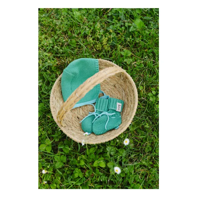 Chaussons River Coton Bio | Vert