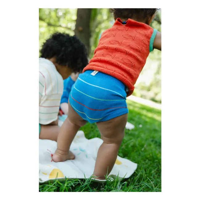 Bloomer Botánico Algodón Ecológico | Azul