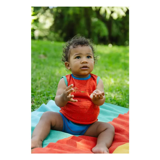 Bloomer Botánico Algodón Ecológico | Azul