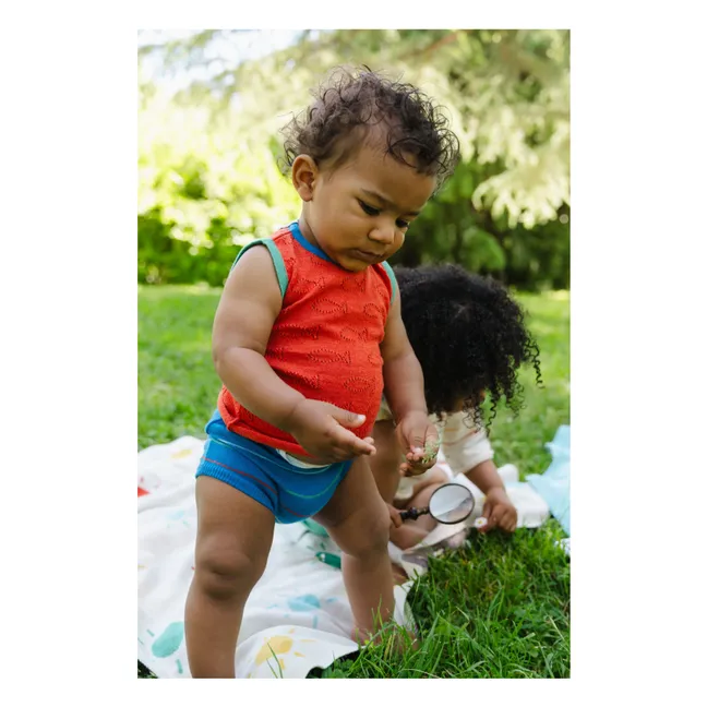 Bloomer Botánico Algodón Ecológico | Azul