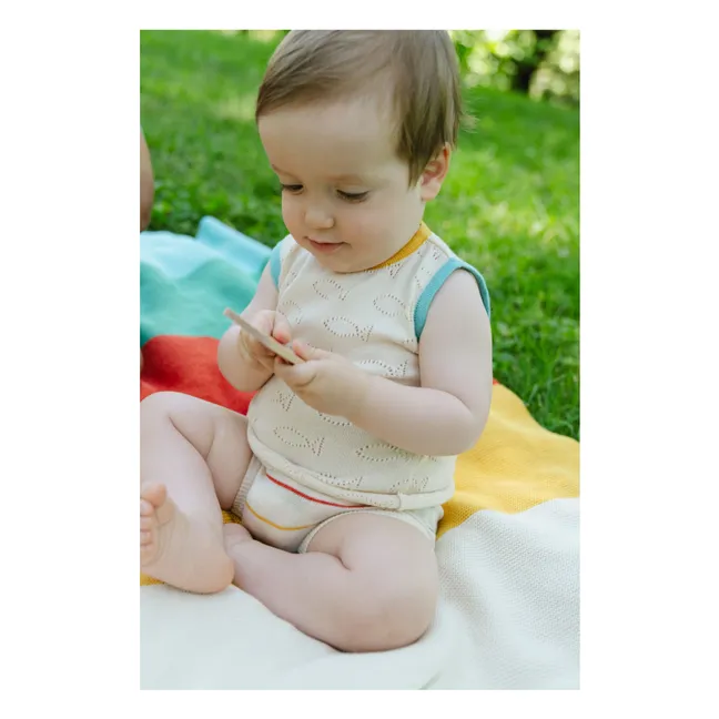 Camiseta de tirantes submarina Algodón orgánico | Crudo