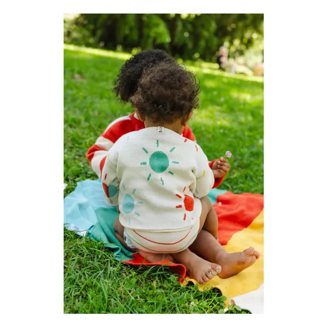 Chaqueta de punto Sunny de algodón orgánico | Crudo