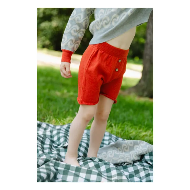 Pantalones cortos Explorer Algodón orgánico | Rojo