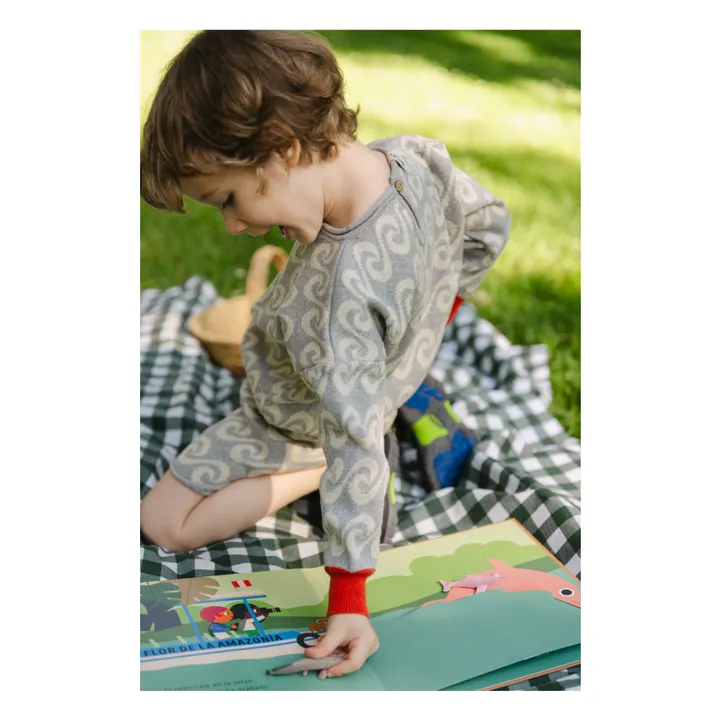 Jersey River de algodón ecológico | Gris- Imagen del producto n°3