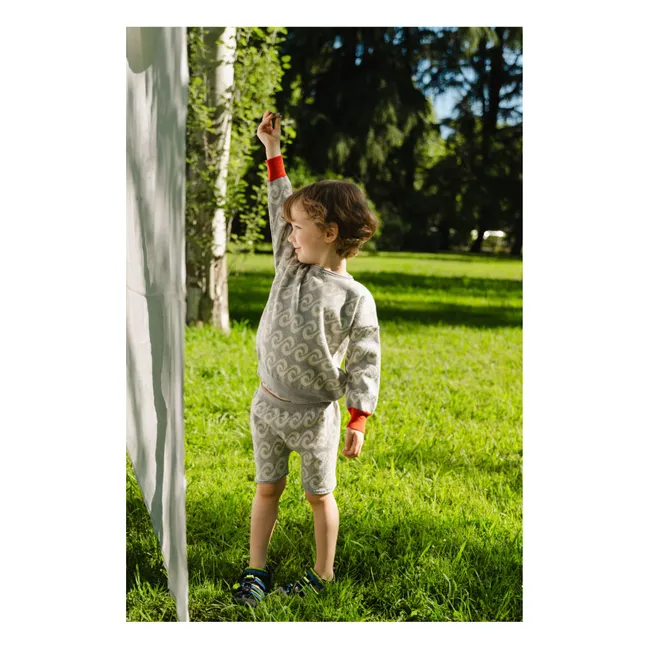 River Shorts Organic cotton knit | Grey