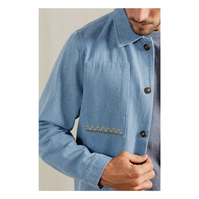 Arguam LS overshirt  | Light Blue